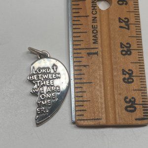 James Avery Sterling Silver Watch Over Thee Prayer Pendant Charm RIGHT SIDE ONLY